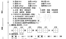 人教版语文五年级下册期中卷-3