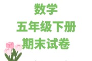 苏教版数学五年级下册期末卷-3