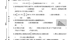 苏教版数学六年级上册单元测试卷-第六单元