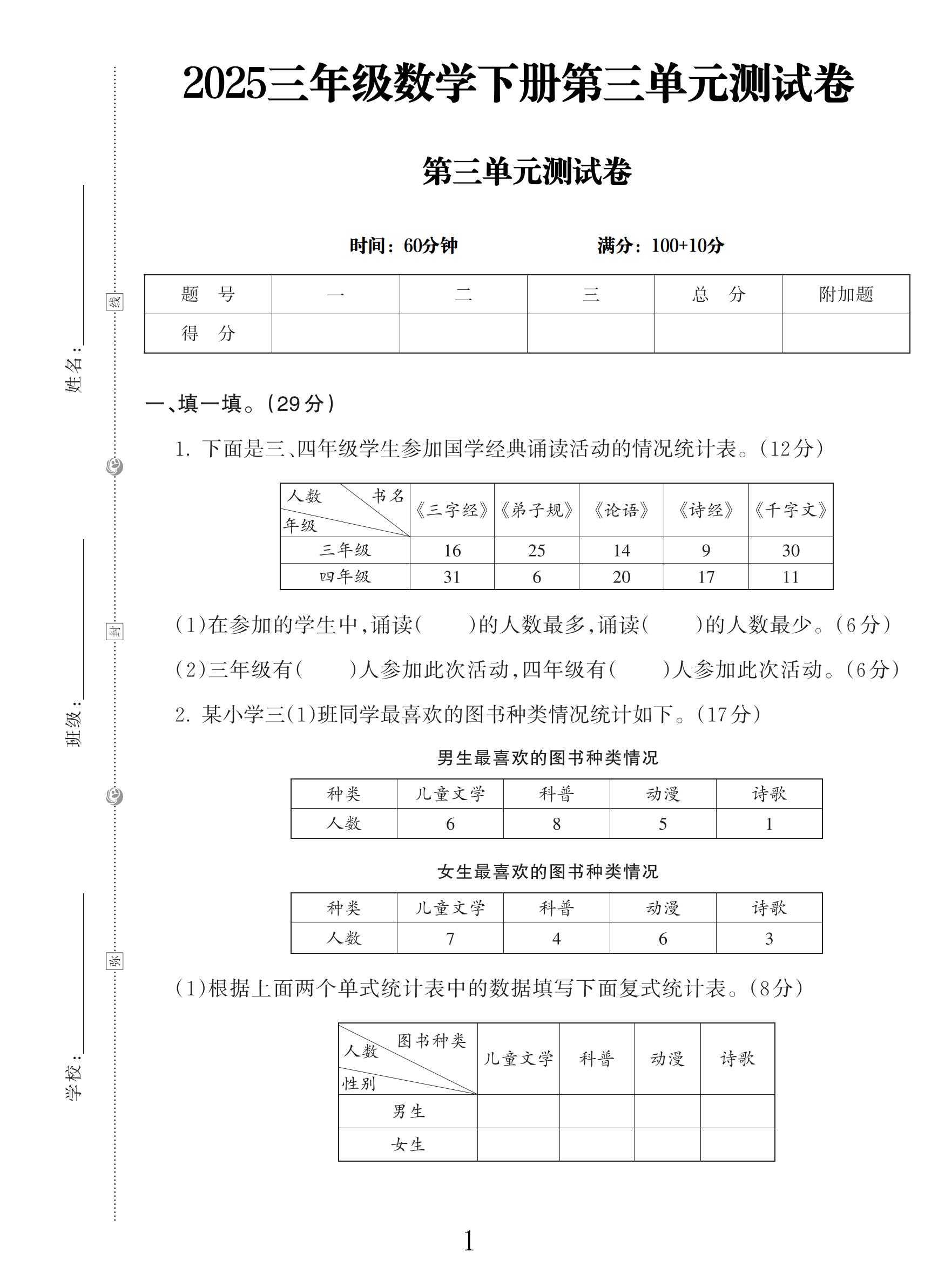 试卷