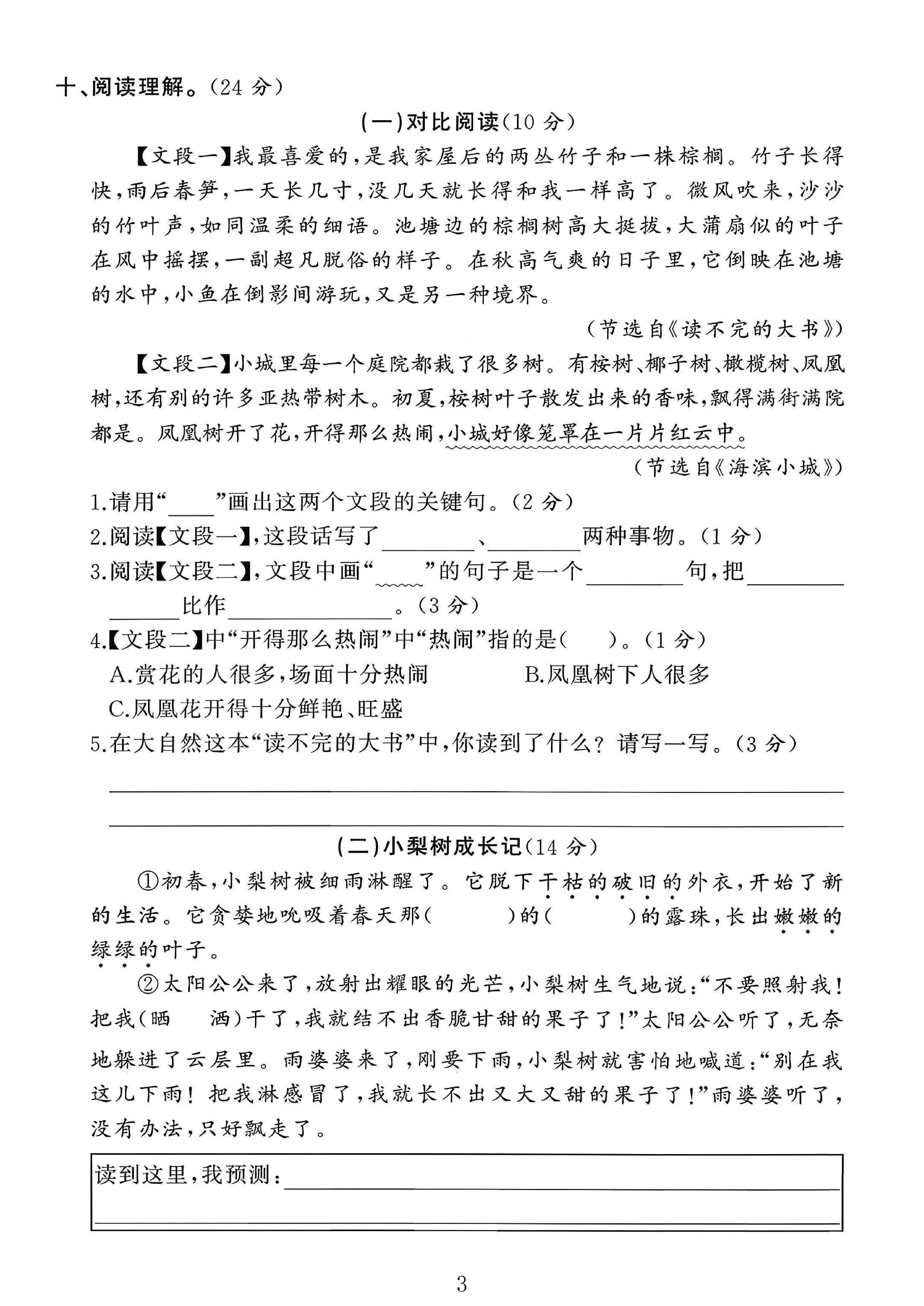 试卷