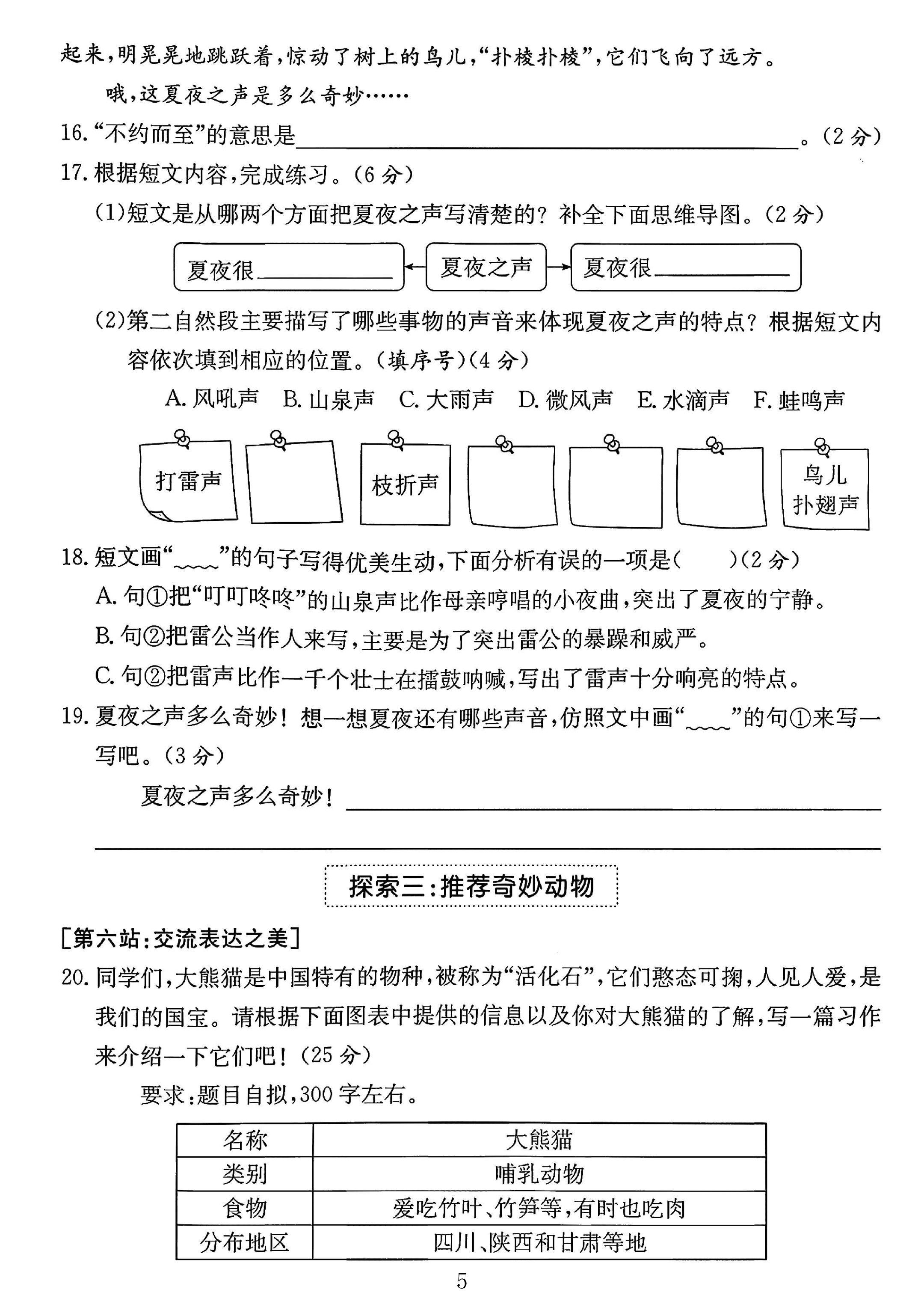 试卷