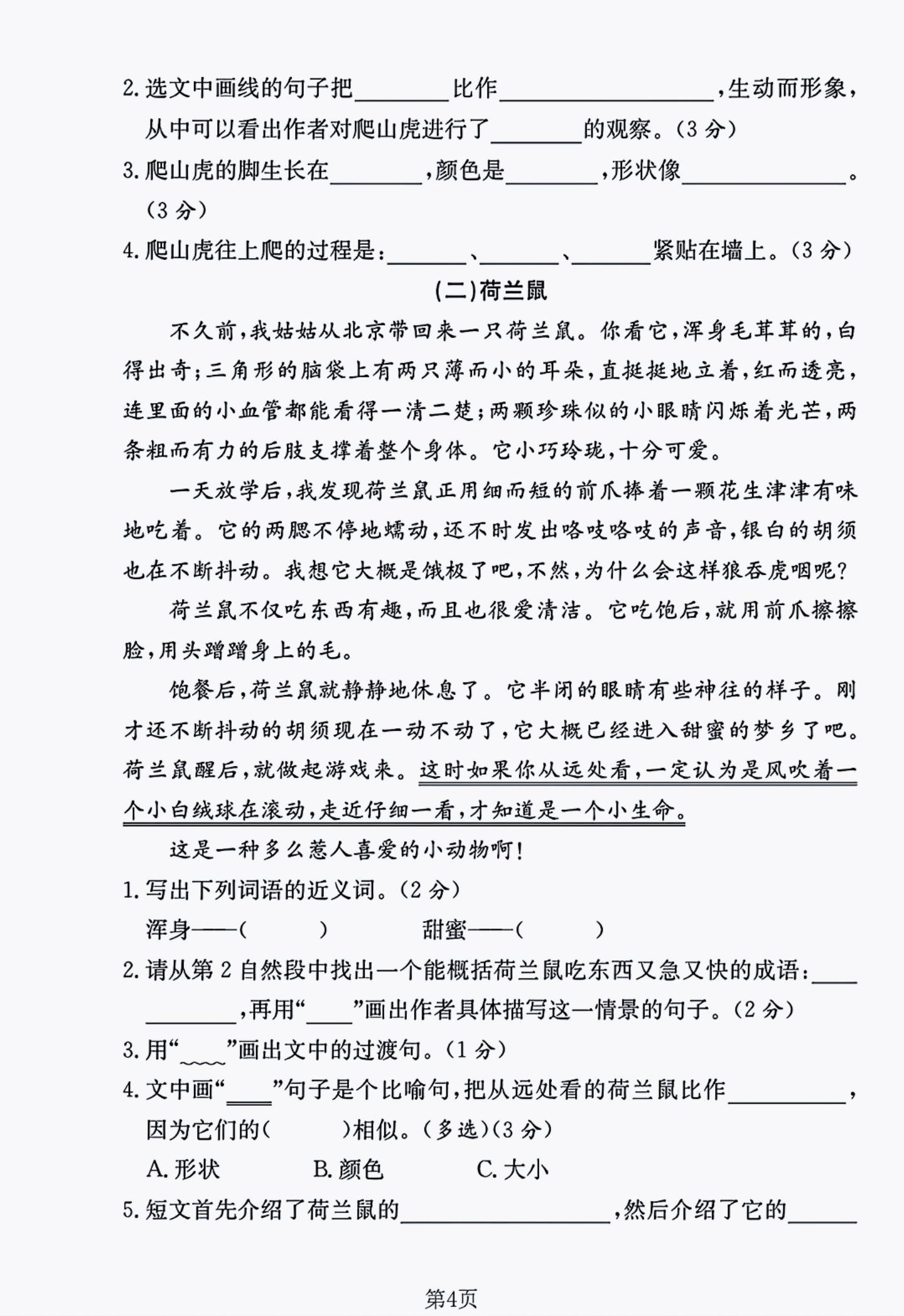 试卷