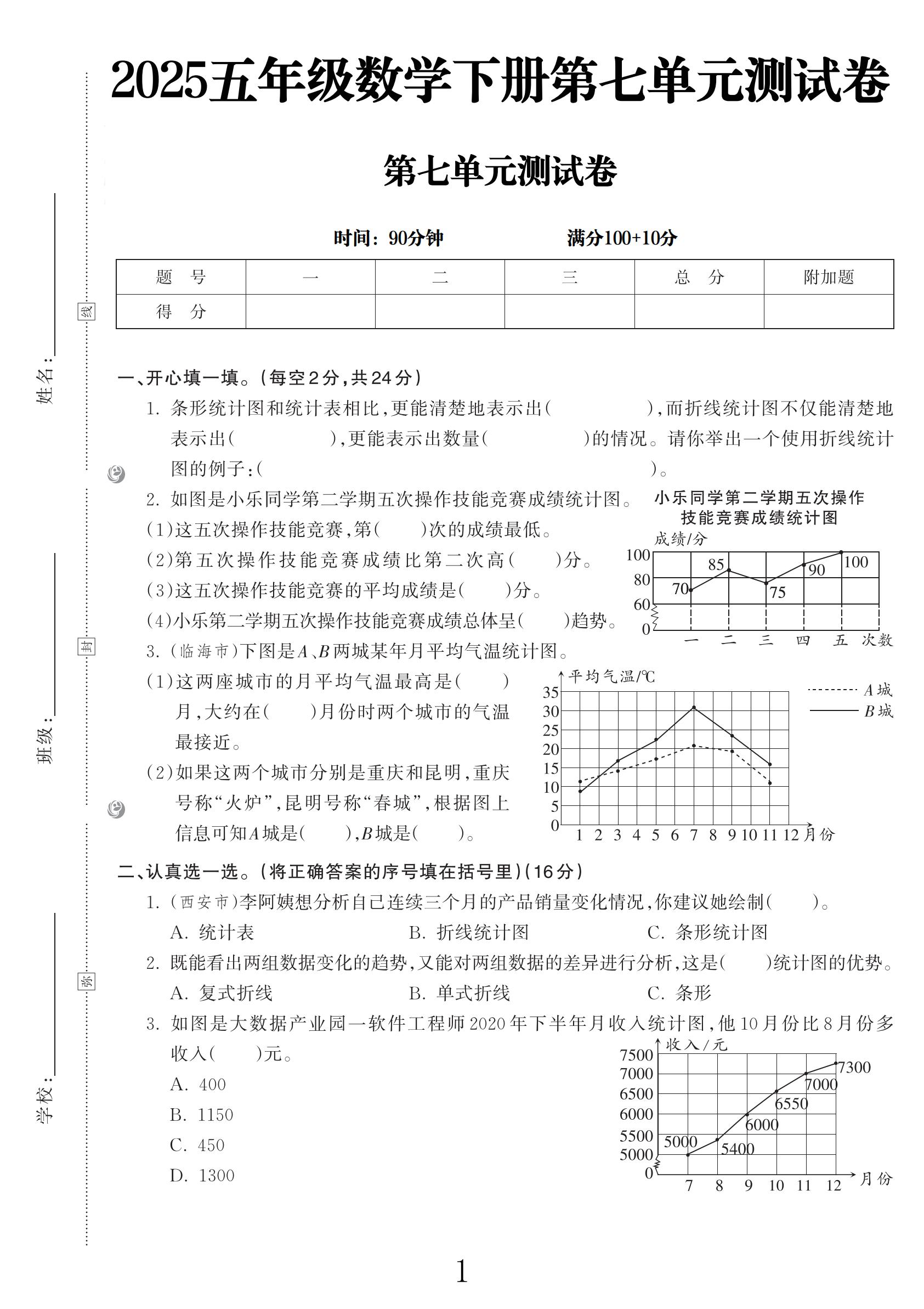 试卷
