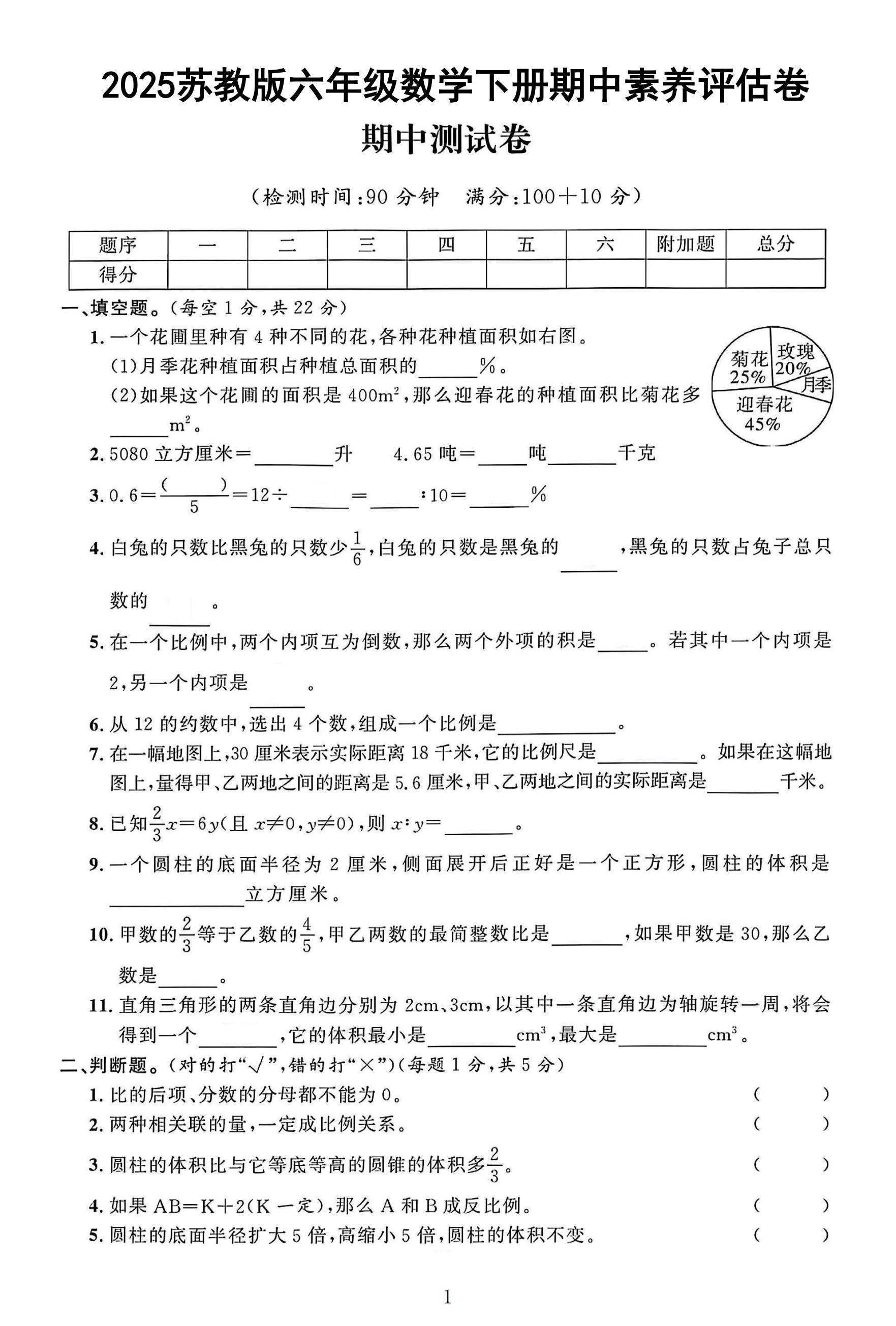 试卷