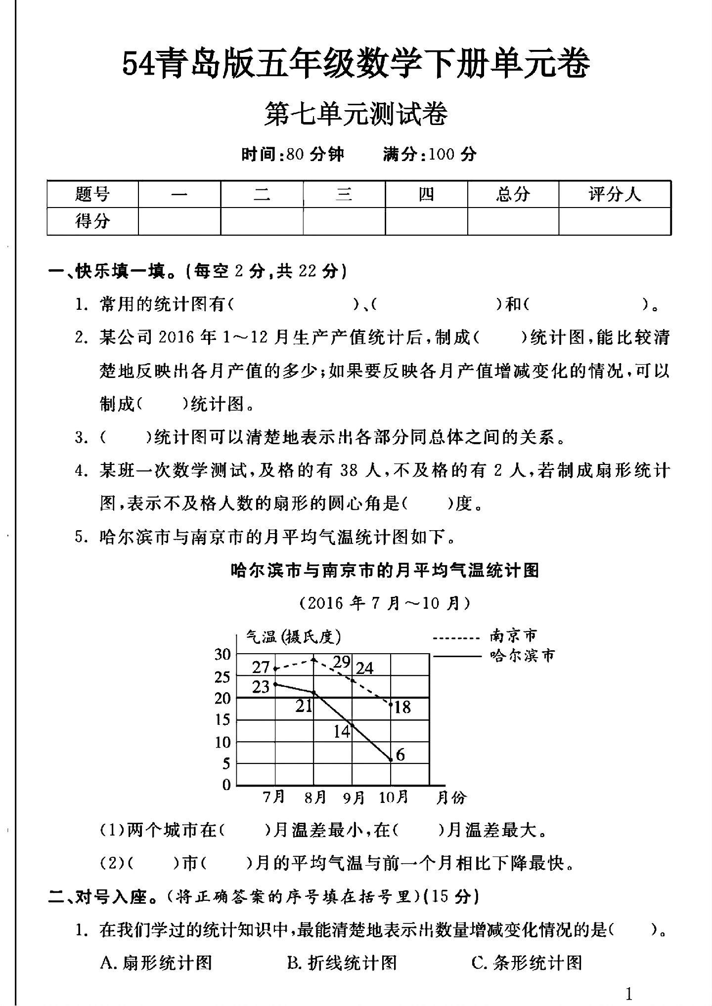 试卷